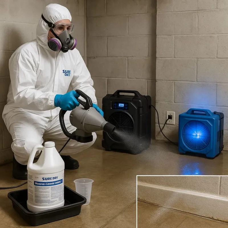 Sanitization and Odor Removal process in Haworth, NJ